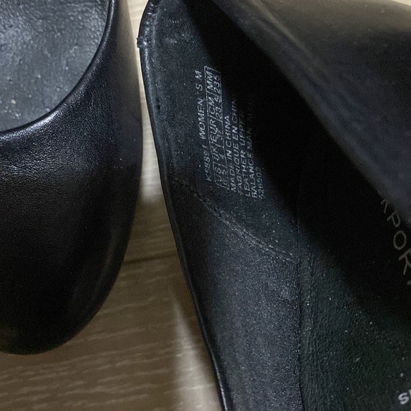 ROCKPORT ADIPRENE BY ADIDAS PLATFORM HEELS BLACK SIZE 6.5 new - Picture 10 of 10